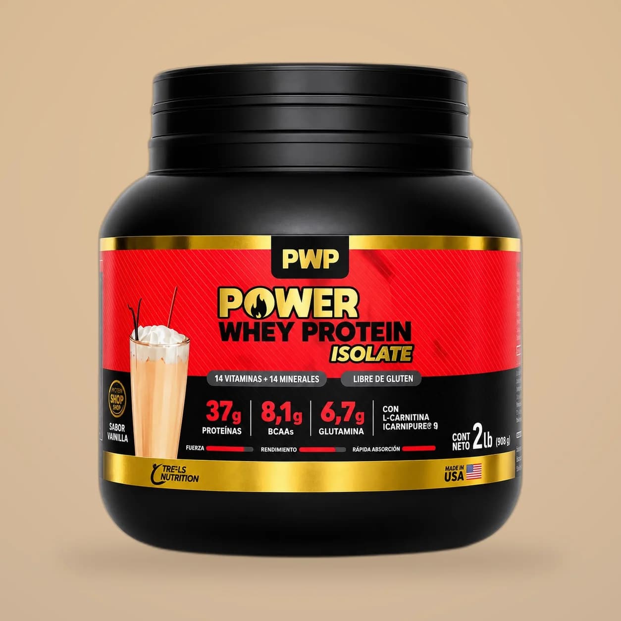 PWP Power Whey Protein Isolate 2lb