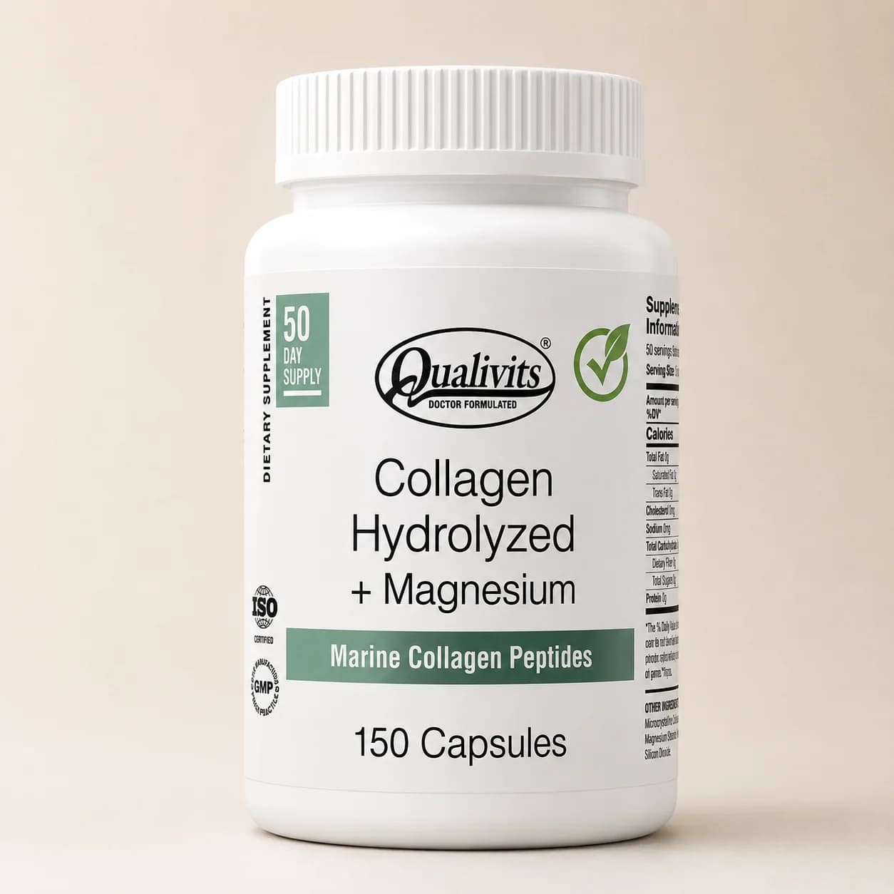 Colágeno Hidrolizado + Magnesio 150 cápsulas