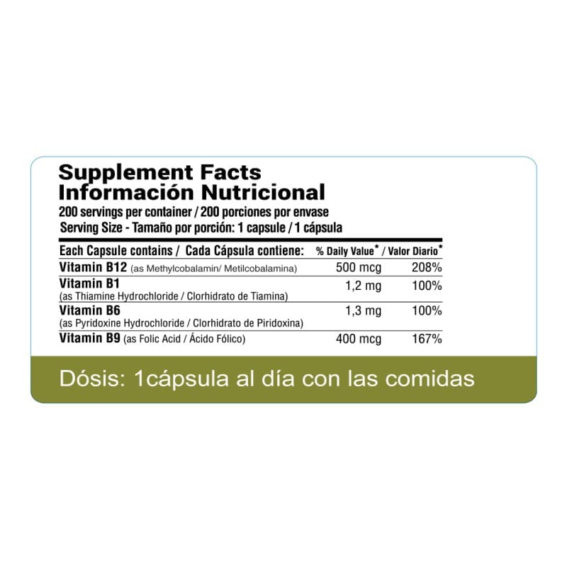 Información nutricional